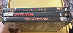 Thriller DVD Triple Feature - Inception/ Collateral / Panic Room - Picture 1 of 1