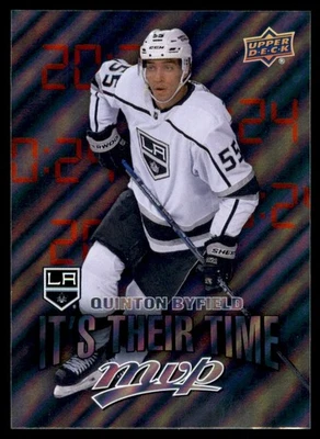 2024-25 Upper Deck MVP It's Their Time #IT6 Quinton Byfield Kings - Image 1 of 2