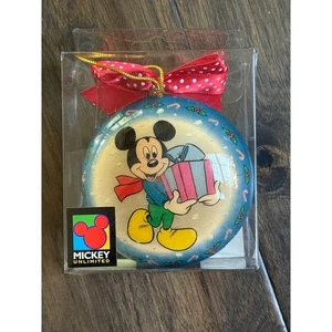 Vintage Mickey Mouse Christmas Ornament Disney Enesco Mickey Unlimited New - Picture 1 of 4