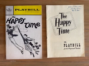 The Happy Time Broadway Musical Playbills February 1950 & January 1968 - Picture 1 of 1