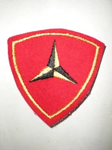 ORIGINAL WWII USMC 3RD MARINE DIVISION PATCH -WOOL - Imagen 1 de 1