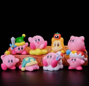 8Pcs Kirby The Forgotten Land 2.5" Action Figure Model Toy Doll Cake Topper Gift - Picture 1 of 10