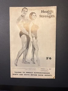 HEALTH and STRENGTH bodybuilding muscle magazine ARNOLD SCHWARZENEGGER 1967 - Bild 1 von 2