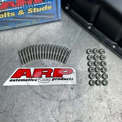 Pernos de cárter de aceite ARP con tuercas de acero inoxidable para motores Honda serie B FÁCIL INSTALACIÓN DE SARTÉN Foto 1 de 4