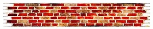 Sizzlits Decorative Strip Brick Wall die #658240 Retail $19.99 Tim Holtz!! - Picture 1 of 12