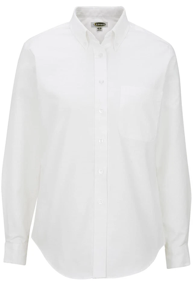 Edwards Garments 5077 Women's Easy Care Long Sleeve Oxford Shirt - Image 1 of 1