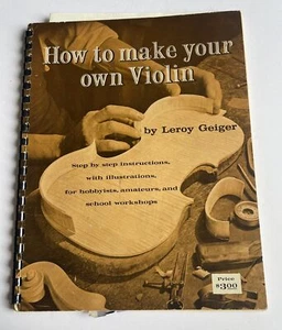 How To Make Your Own Violin Step By Step Instructions Illustrations 1963 - Foto 1 di 4
