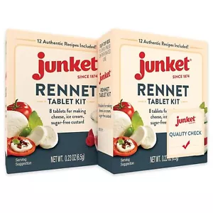 Junket Rennet Tablets, 0.23 Ounce - Pack of 2 - Picture 1 of 6