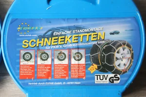 Schneeketten EUFAB KN70 für 13-15'' NAGELNEU OVP - Bild 1 von 4