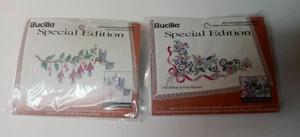 Bucilla edición especial 64680 y 64695 azul y violeta y colibrí bufanda - Imagen 1 de 10