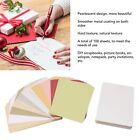 100Pcs Pearlescent Card Stock Corner 15x10CM Texture Rubber Stamp Card Paper Blw