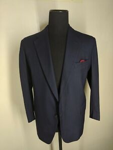 Anderson & Sheppard Vintage Bespoke  Wool Suit 2 Btn 2 Vents Fit 46 -48 Short 