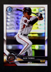 2018 Bowman Chrome Draft Refractor BDC-155 ALEX THOMAS Rookie Card RC
