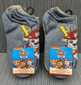 12 Pack Nick Jr Paw Patrol Little Boys No Show Socks Marshall, Rubble and Chase - Picture 1 of 4