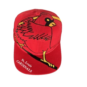 Rare St Louis Cardinals The Game Big Logo Custom Snapback Hat Cap Red Dome - Picture 1 of 9