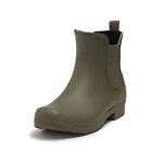 Chooka Eastlake Chelsea Rain Boots, Olive Green,   Size Women 6  NEW