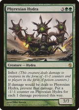 Phyrexian Hydra Mirrodin Besieged MINT Green Rare MAGIC GATHERING CARD ABUGames