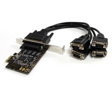 StarTech.com Scheda PCI Express seriale a 4 porte RS-232 con cavo di ripartizion