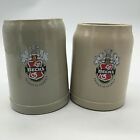 2 SteinsVintage Becks Beer Stein 0.5 L Mug West Germany Pottery Bier Cup Handled