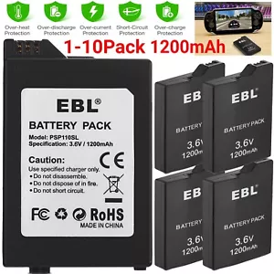 For Sony PSP Slim 2000 3000 2001 Rechargeable Replacement Battery Pack 1200mAh - Picture 1 of 19