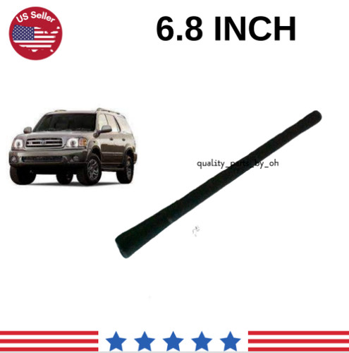 6.8" Black Antenna Mast Replacement AM/FM for Toyota Sequoia 2003-2004 ...