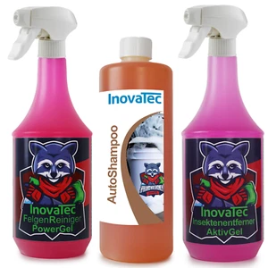 Felgenreiniger Autoshampoo Insektenentferner AktivGel 3 x 1l WOW Deal InovaTec - Bild 1 von 6