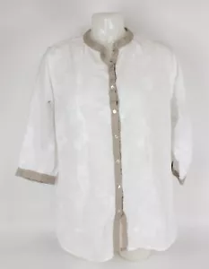 Blusa Mujer Tara Vao Talla Grande Blanca Bordada Bali Artículo - Imagen 1 de 9