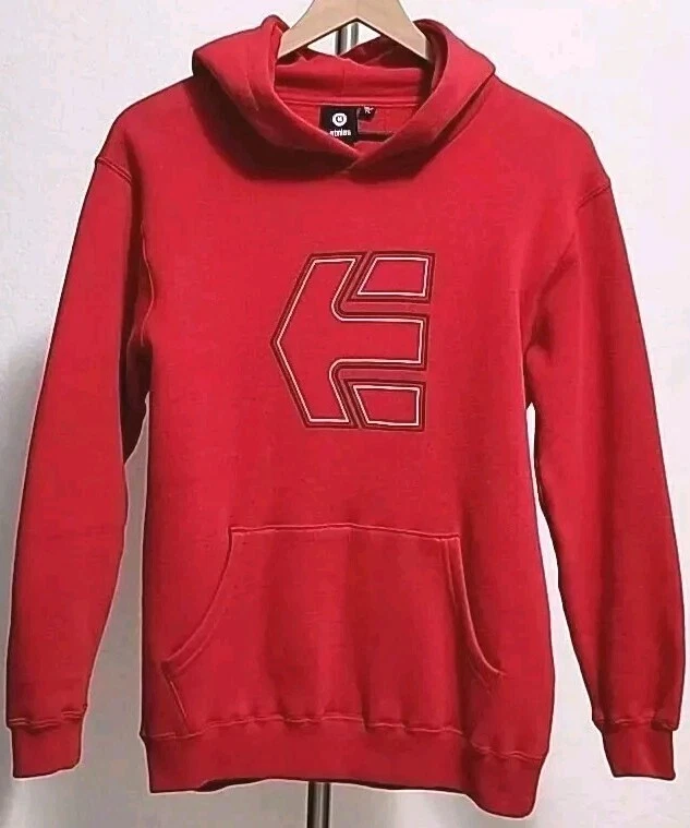 Etnies Skate Hoodie Hooded Sweatshirt Red Classic Logo Unisex Youth Large 🎁 - Image 1 of 4