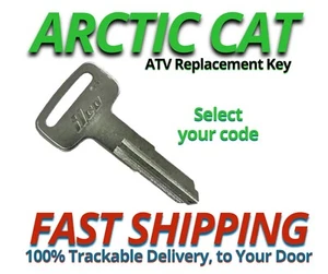 Arctic Cat Keys ATV Replacement Key Cut to your Code E79010-E79897 All Metal - Bild 1 von 3