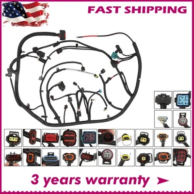 4C3Z-12B637-CA Engine Wiring Harness For 2004 Ford Super Duty F250-F550 6.0L - Image 1 of 4