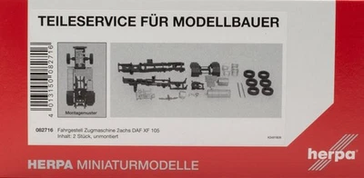 HERPA Teileservice 1:87 Zugmaschine Fahrgestell DAF XF 105 H0 082716 - Bild 1 von 4