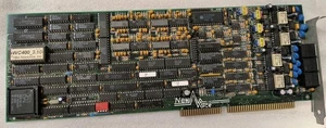 RARE VINTAGE 1993 NEWVOICE INC NV400 VCC400_3.55 ISA VOICEMAIL CARD MXB102 - Afbeelding 1 van 7