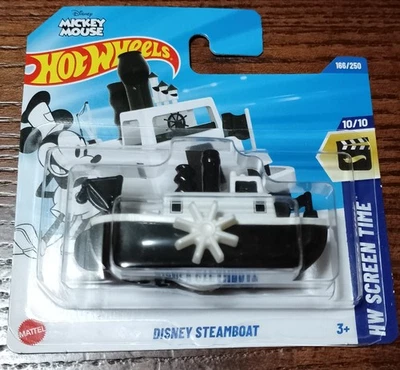 HOT WHEELS 2025 DISNEY STEAMBOAT 166/250 HW SCREEN TIME 10/10 MICKEY MOUSE - Immagine 1 di 2