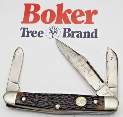 Cuchillo pequeño BOKER EE. UU. 8588 vintage años 60 a 70 - pátina nunca afilada Foto 1 de 4