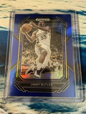 Selecciones del draft de Panini Prizm 2023 - Jimmy Butler #56 Blue Prizm/199 Foto 1 de 3