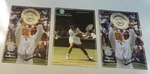 3 postales de Wimbledon de los años 90 Martina Navratilova Aranxta Sánchez-Vicario nuevas en stock Reino Unido - Imagen 1 de 5