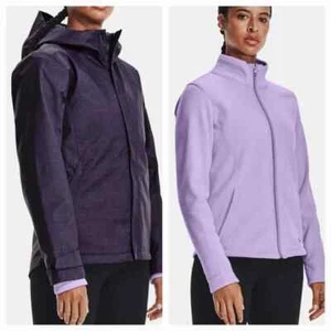 Under Armour Womens Sienna 3-in-1 Jacket Insulated Waterproof Twilight Purple XS - Picture 1 of 16
