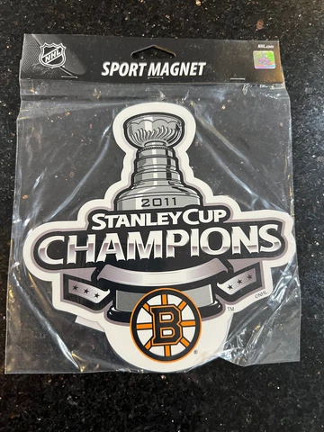 Boston Bruins 2011 Stanley Cup Champion commerative magnet NHL rare Foco Cover