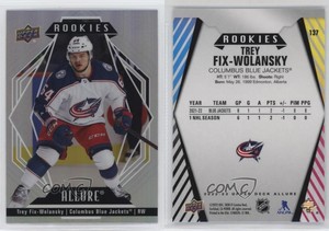 2022-23 Upper Deck Allure Rookies Trey Fix-Wolansky #137 Rookie RC