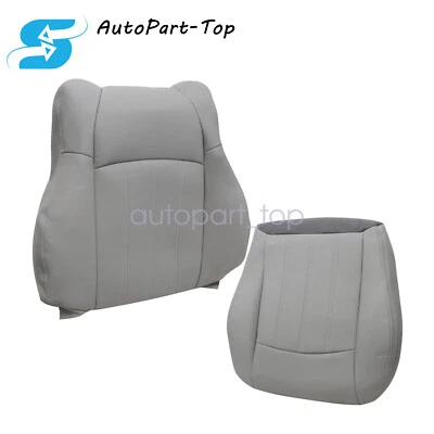 适用于 2005 06 07 2008 2009 2010 克莱斯勒 300C 司机底部和顶部座椅套灰色 — 第 1/4 张图片