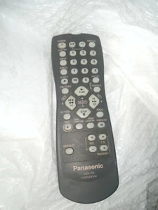 Fastshipping🇺🇲 Panasonic VCR/TV VCR TV Remote Control Black LSSQ0264-1 - Picture 1 of 2