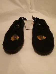 Chicago Blackhawks Slip in Shoes NHL Men Size 8-9 M - Picture 1 of 5