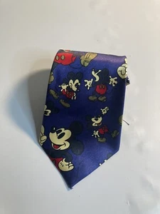 Mickey Mouse Disney Gold Stan Mens neck tie vintage - Picture 1 of 2