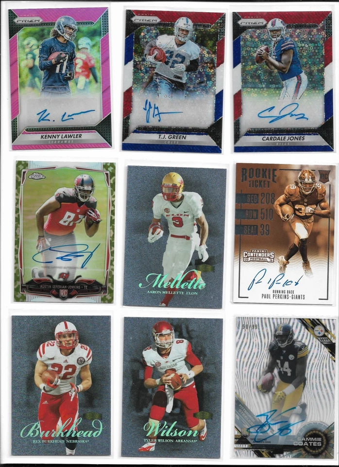 T.J. Green 2016 Panini Prizm Auto Red White Blue SSP! - Image 1 of 1