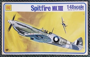 1975 Otaki Spitfire Mk. VIII Plane 1/48 Scale Model Kit Unbuilt in Box - Picture 1 of 3