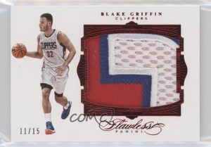 2015-16 Panini Flawless Patch Ruby /15 Blake Griffin #23 Patch