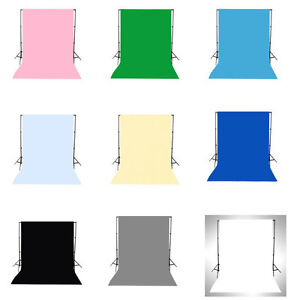 Solid Color 100% Polyester Studio Backdrop Photography Photo Background Washable