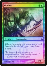 Oculus FOIL Mirrodin Besieged NM Blue Common MAGIC THE GATHERING CARD ABUGames