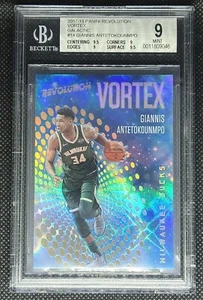 Giannis Antetokounmpo 2017-18 Panini Revolution Vortex Galactic SSP BGS 9 - Picture 1 of 2