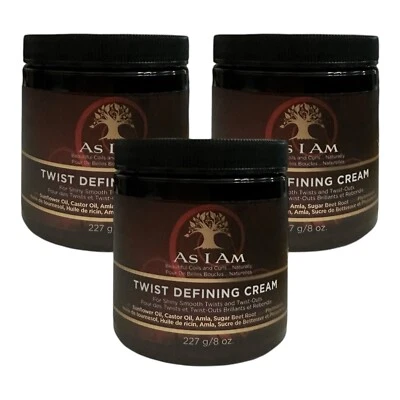 Paquete de 3 cremas definidoras As I Am Twist para giros suaves brillantes y giros 8 oz Foto 1 de 4